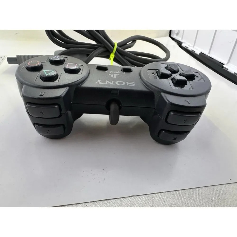 OEM Sony PlayStation 1 PS1 Controller SCPH-1080 Black Retro Vintage Gaming